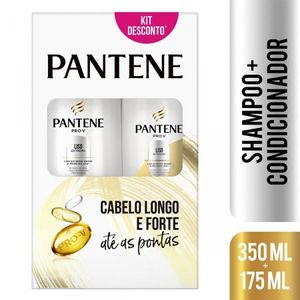 Kit Shampoo 350mL + Condicionador 175mL Pantene Liso Extremo