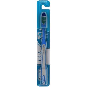 Escova de Dente Oral-B 123 Limpeza Brilhante Macia 1 Unidade