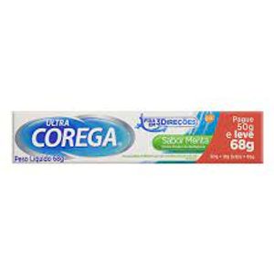 Creme Fixador de Dentadura Ultra Corega Sabor Menta 68g