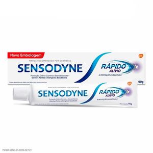 Pasta de Dente Sensodyne Rápido Alívio Branqueador 90g