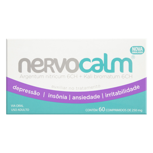 Nervocalm 6CH + 6CH Comprimido - Caixa com 60 Comprimidos