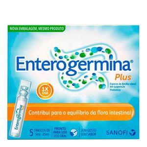 Enterogermina plus 5 flaconetes com 5ml