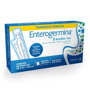 Enterogermina 20 Flaconetes com 5mL