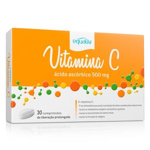 Vitamina C Equaliv 500mg - Caixa com 30 Comprimidos