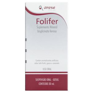 Folifer 0.2mg/mL + 30mg/mL Solução oral (gotas) - Frasco com 30 mL