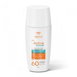 Protetor Solar Facial FPS60 Darrow Actine Aquafluid com Cor Tom Claro/Médio 40g