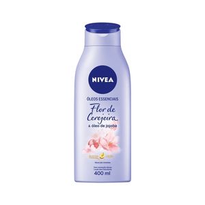 Loção Deo-Hidratante Flor de Cerejeira & Óleo de Jojoba Nivea Óleos Essenciais 400ml