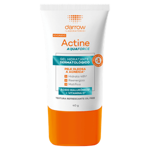 Gel Hidratante Dermatológico Facial Actine Aquaforce Vitamina C + Ácido HIalurônico 40g