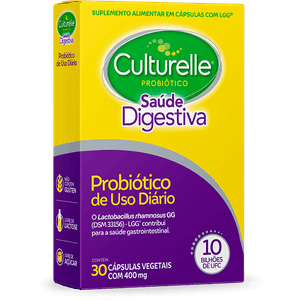 Culturelle Probiótico Saúde Digestiva - 30 Cápsulas Vegetais