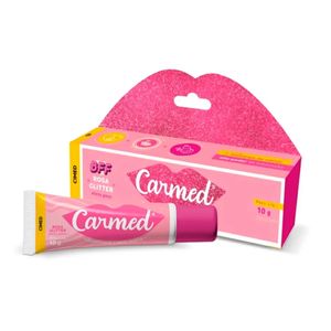 Hidrantante Labial Carmed BFF "Rosa Glitter"  Bisnaga com 10g
