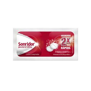 Sonridor 500mg - Envelopes com 2 Comprimidos Efervecentes