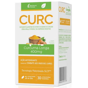 Curc 400mg - Frasco com 30 Comprimidos