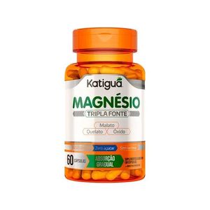 Magnésio Tripla Fonte 500mg - Caixa com 60 Cápsulas