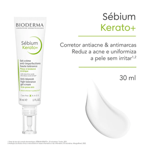 Sébium Kerato+ Antiacne e Antimarcas Gel Creme - Frasco com 30mL