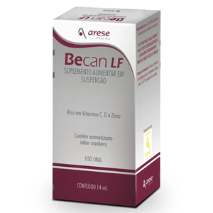 Becan LF 176mg + 334mg Suspensão Oral - Frasco com 14mL