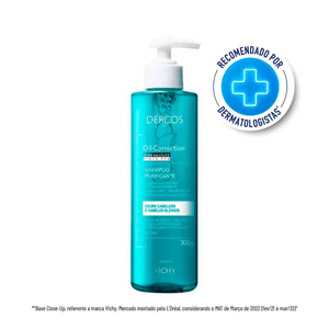 Shampoo Dercos Oil Correction   Frasco com 300g