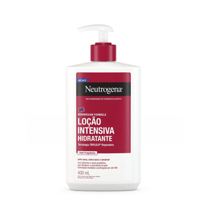 Neutrogena Norwegian Loção Hidratante Intensiva sem Fragância - Frasco com 400mL