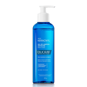 Gel de Limpeza Rosto e Corpo Keracnyl Antiacne Pele Oleosa a Acneica   Frasco com 300g