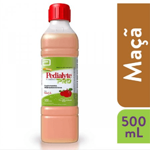 Pedialyte Pro Sabor Maçã - Frasco com 500mL