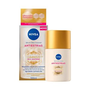 Sérum Óleo Corporal Antiestrias Nivea Luminous 630 - Frasco com 100ml