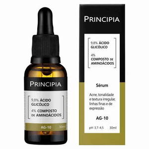 Sérum Ácido Glicólico 9.8% + Aminoácidos 4% AG 10   Frasco com 30mL