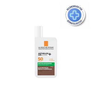 Protetor Solar Facial FPS50 Anthelios Airlicium+ Fluido Antioleosidade Cor 6.0 com 40mL