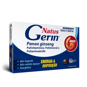 Natus GerinCápsula mole - Caixa com 50 Cápsulas