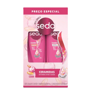 Kit Seda Ceramidas Shampoo & Condicionador com 325mL