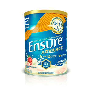 Ensure Advance Sabor Morango e Banana Lata com 850g