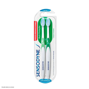 Escova Dental Macia Sensodyne Multiproteção com 2 Unidades