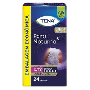 Roupa Íntima Descartável Tena Pants Noturna G/EG 32 Unidades