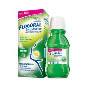 Flogoral 1.5mg/mL Sabor Menta - Frasco com 150mL + Copo Dosador