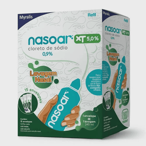 Nasoar XT 5% Refil com 15 Envelopes