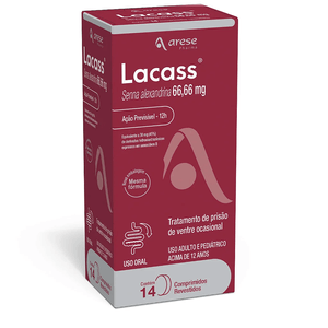 Lacass 66.66mg Comprimido Revestido - Caixa com 14 Comprimidos